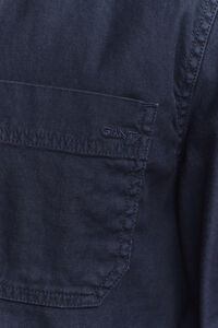 Overshirt met linnenmix