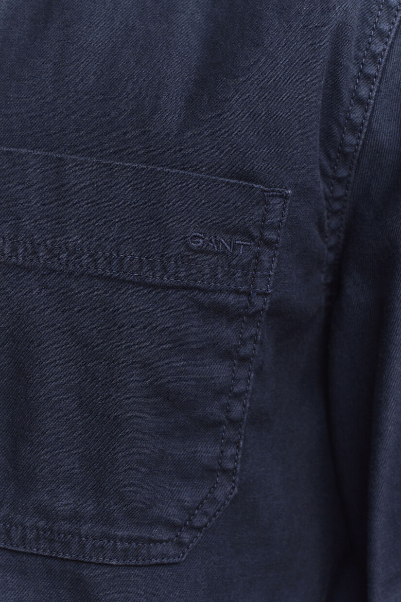 Overshirt met linnenmix
