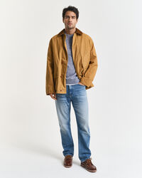 Trui met ronde hals van moulin&eacute; wolmix