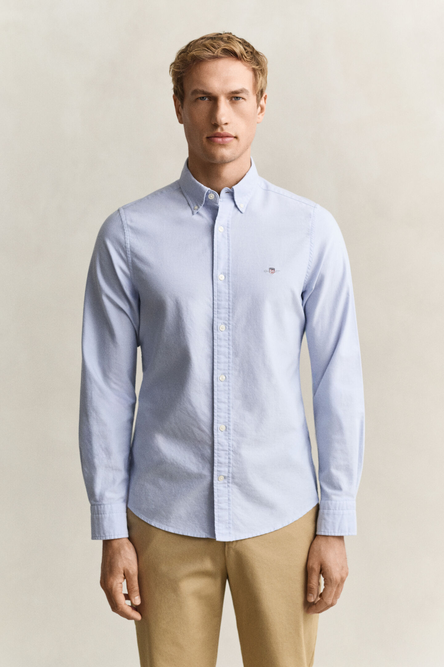 Slim Fit klassiek Oxford-overhemd