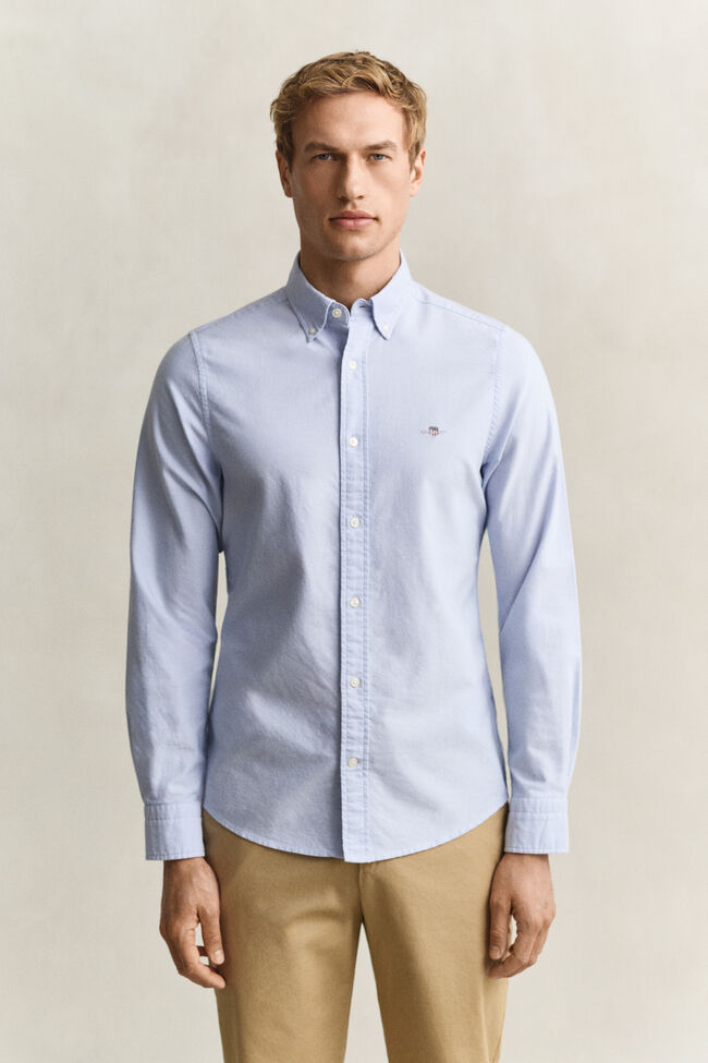 Slim Fit klassiek Oxford-overhemd