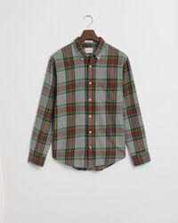 Relaxed Fit geruit overhemd van lichte keperstof