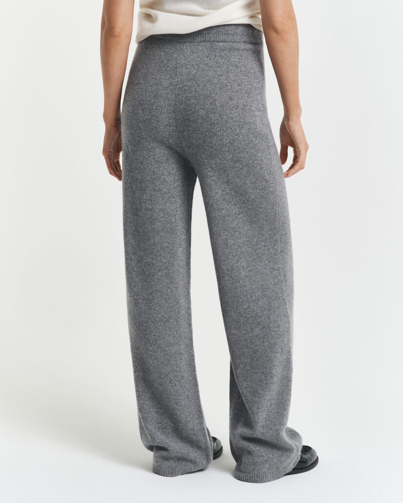 Broek van gebreide wol