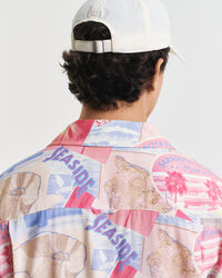 Relaxed Fit overhemd met korte mouwen en Resort-print