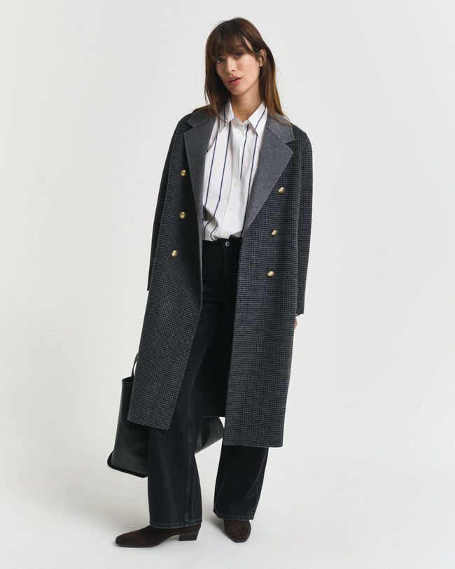 Oversized Classic gestreept overhemd van poplin