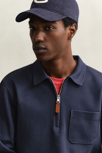 Punta di Roma sweatshirt met korte rits