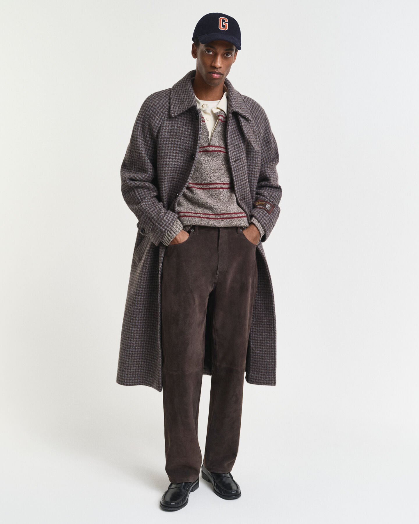 Su&egrave;de Straight Fit jeans