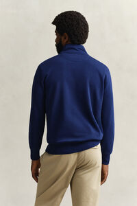 Shield sweatshirt met korte rits