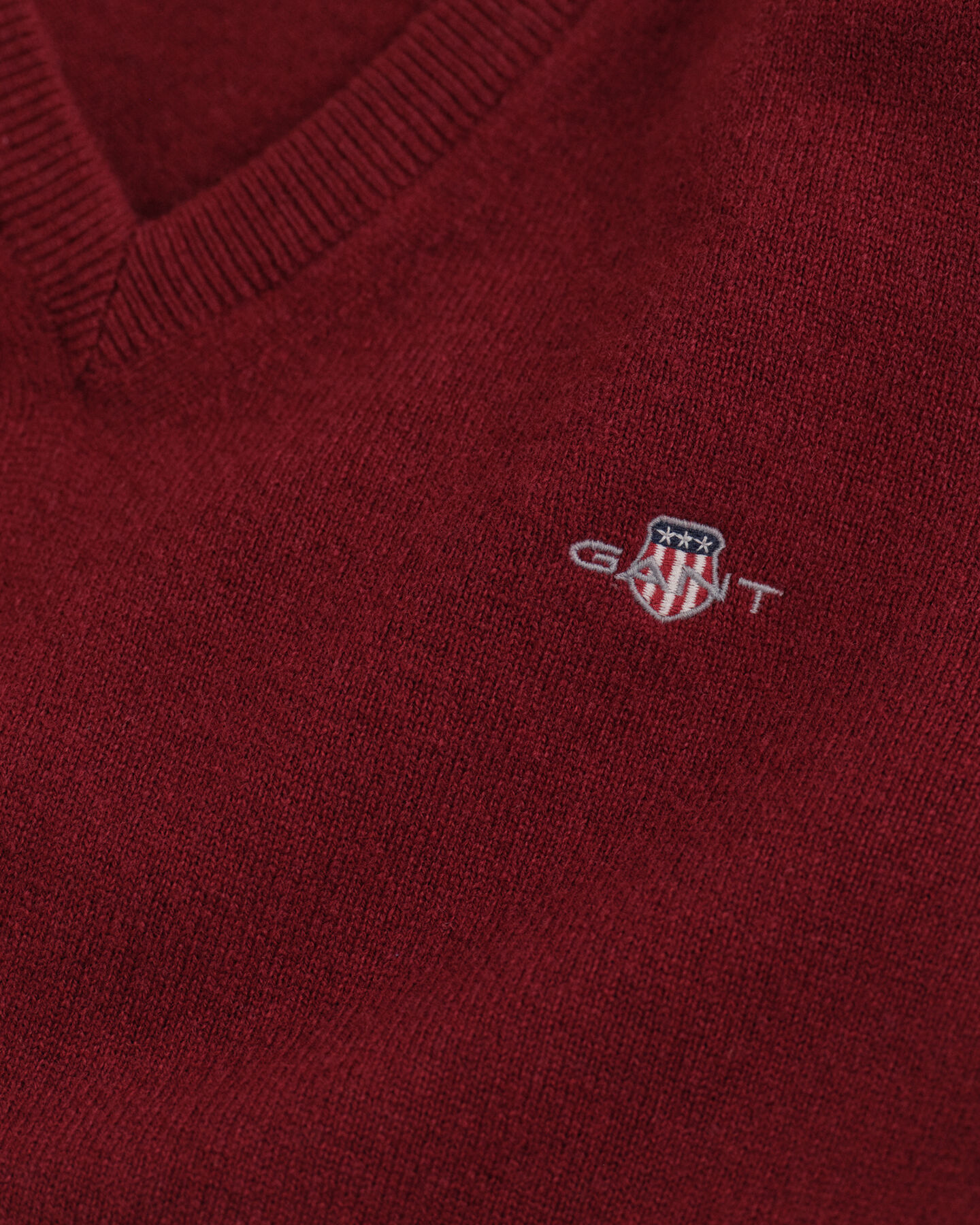 Trui met V-hals van buitengewoon zachte lamswol