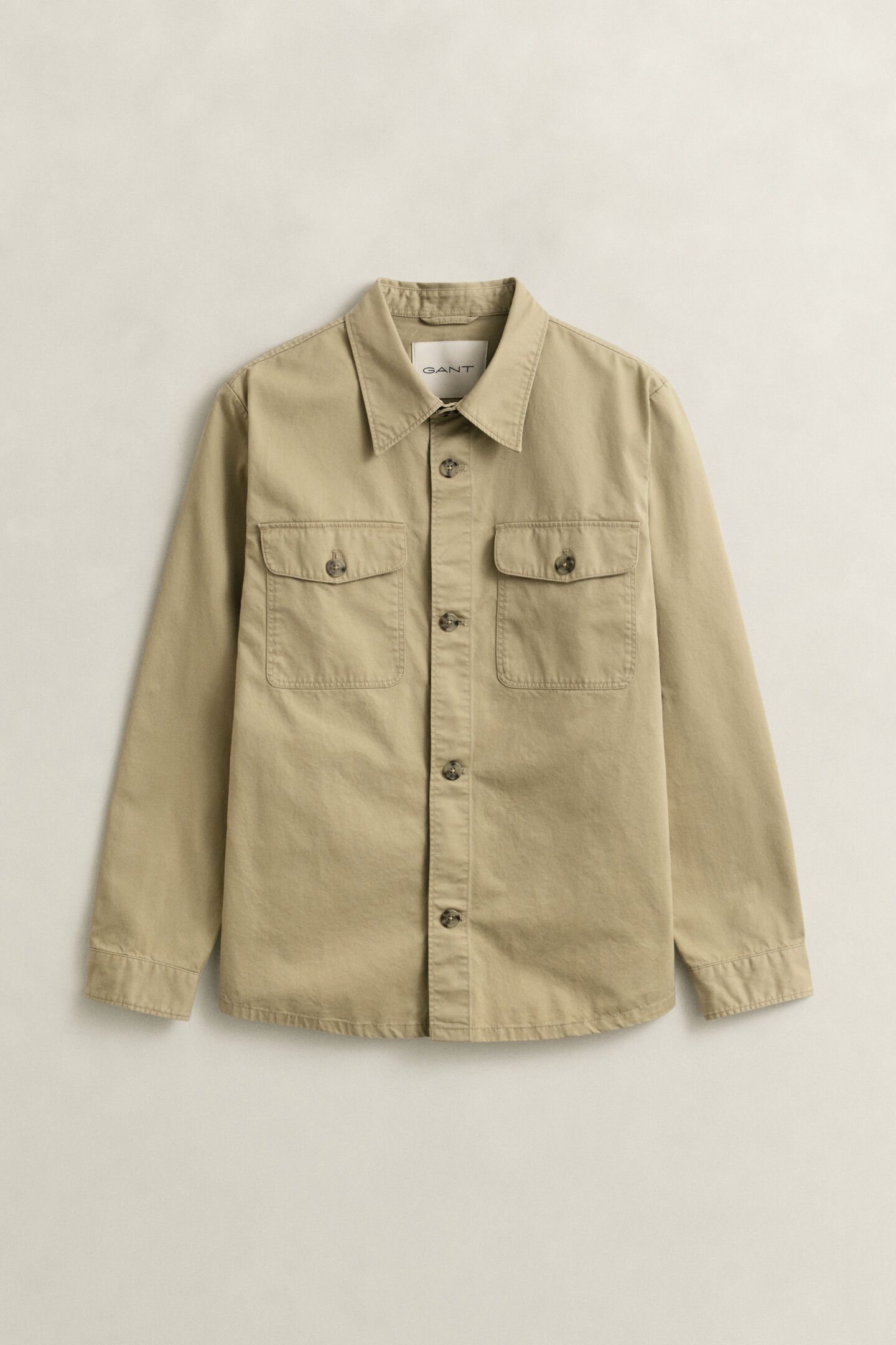 Overshirt van keperkatoen