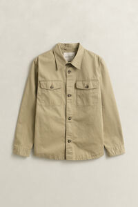 Overshirt van keperkatoen