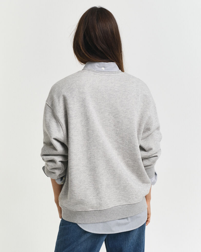 Sweatshirt met ronde hals en print