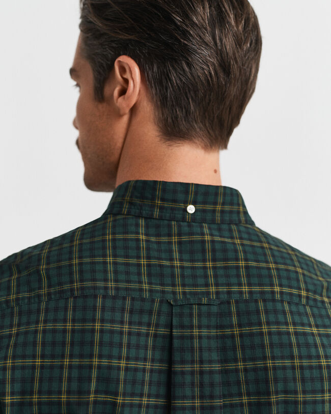 Regular Fit Classic geruit overhemd van poplin