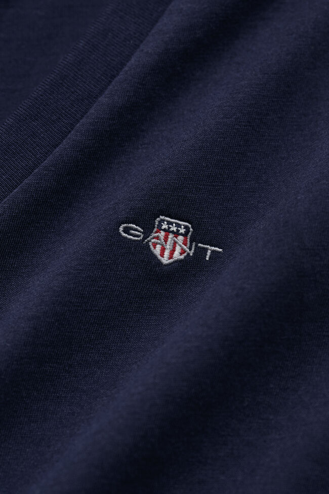 Shield T-shirt met V-hals
