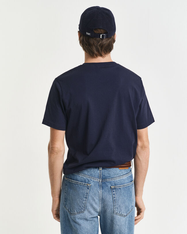 Geborduurd Archive Shield T-shirt