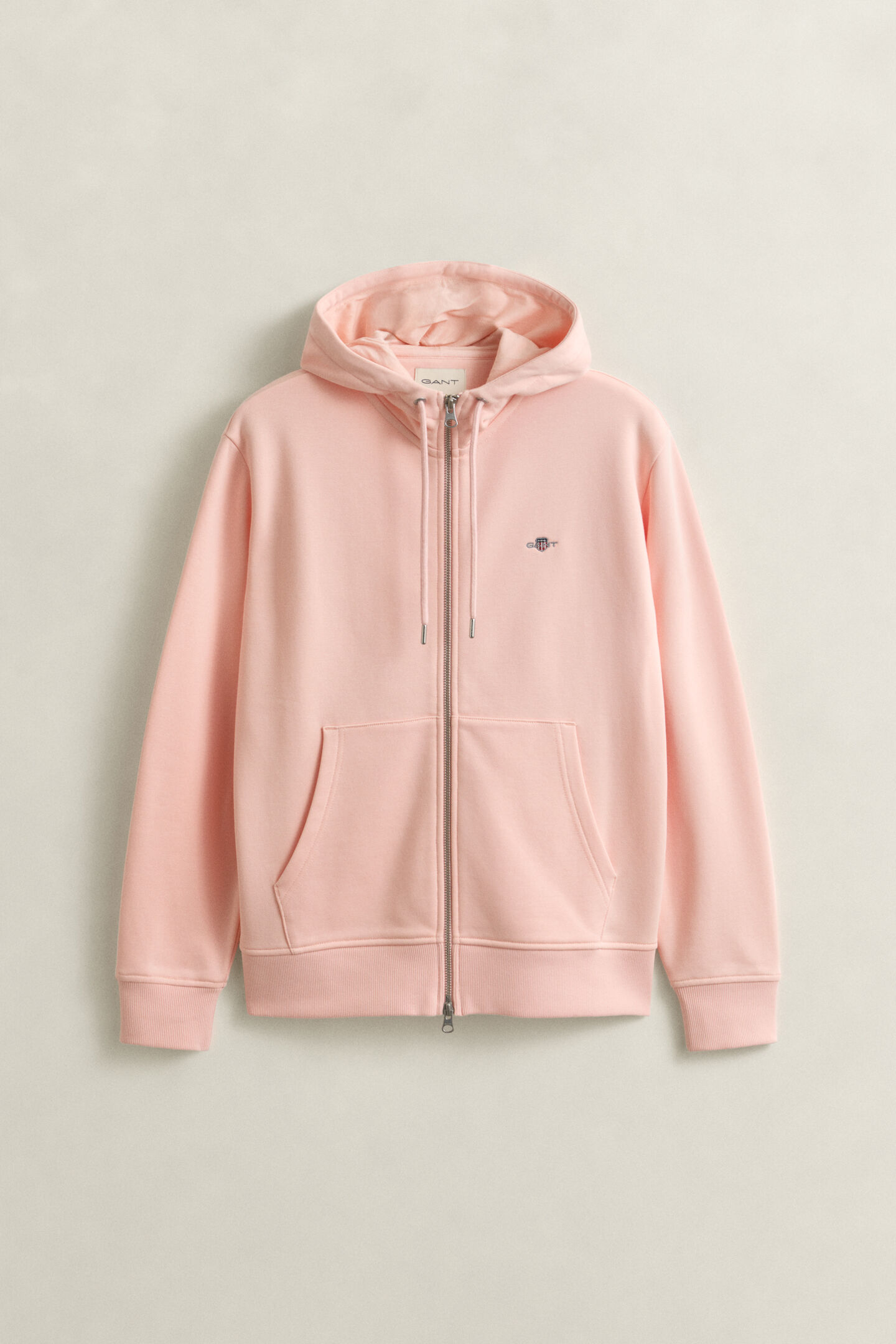Shield hoodie met ritssluiting