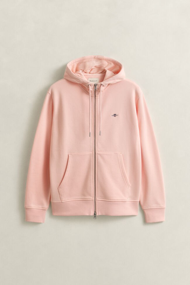 Shield hoodie met ritssluiting