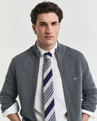 Ritsvest van katoenpiqu&eacute;