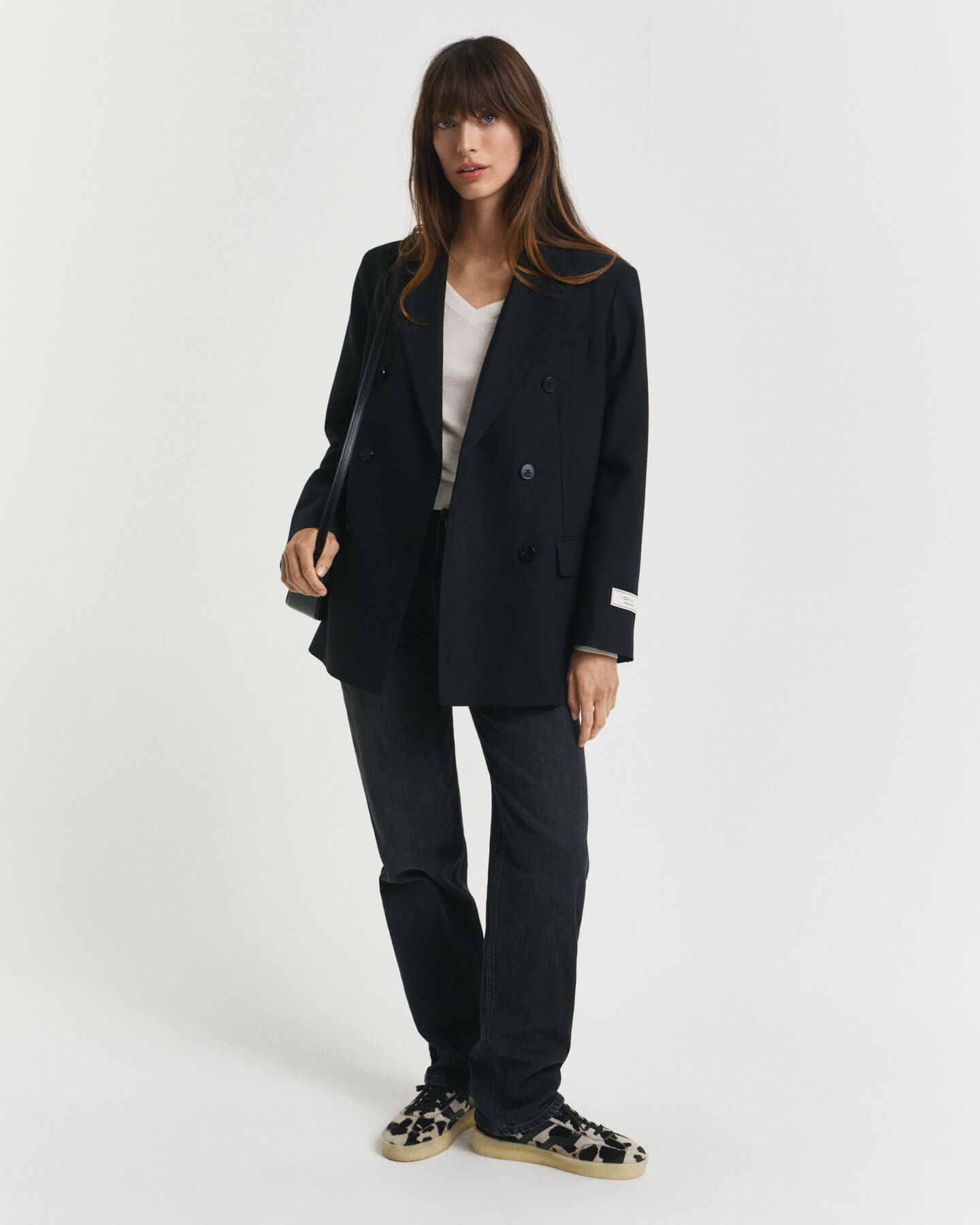 Trui met V-hals van extra zachte merinoswol