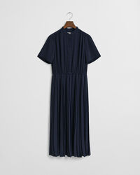 Halflange overhemdjurk met plooien