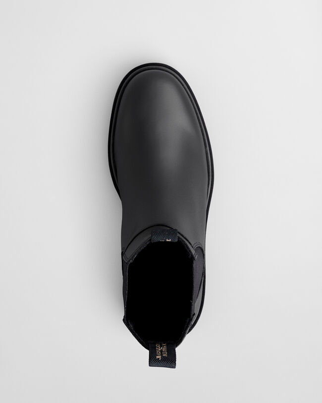 Wootlynne leren Chelsealaarzen