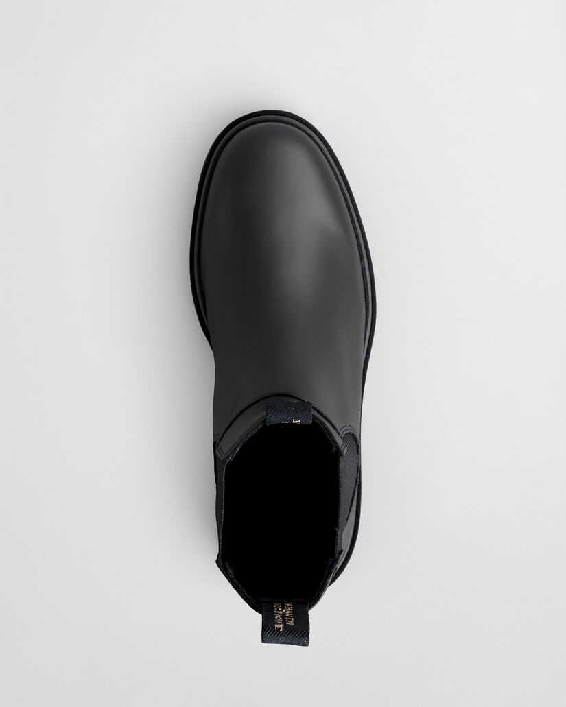 Wootlynne leren Chelsealaarzen