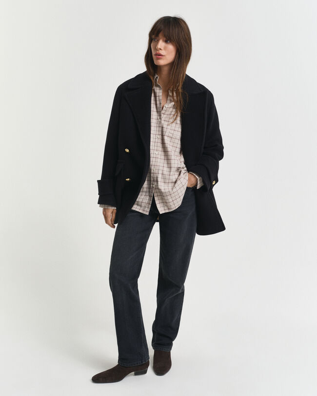 Relaxed Fit geruit overhemd van geborsteld flanel