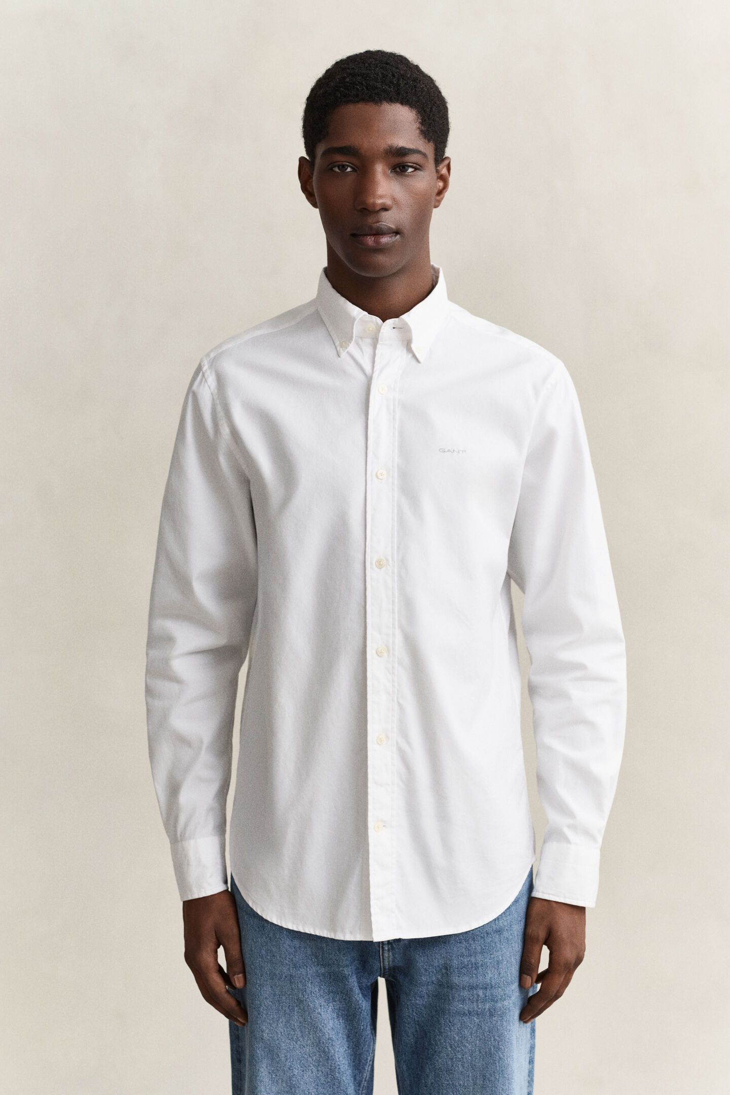 Regular Fit Pinpoint Oxford-overhemd