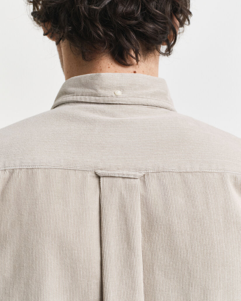 Regular Fit overhemd van katoencorduroy
