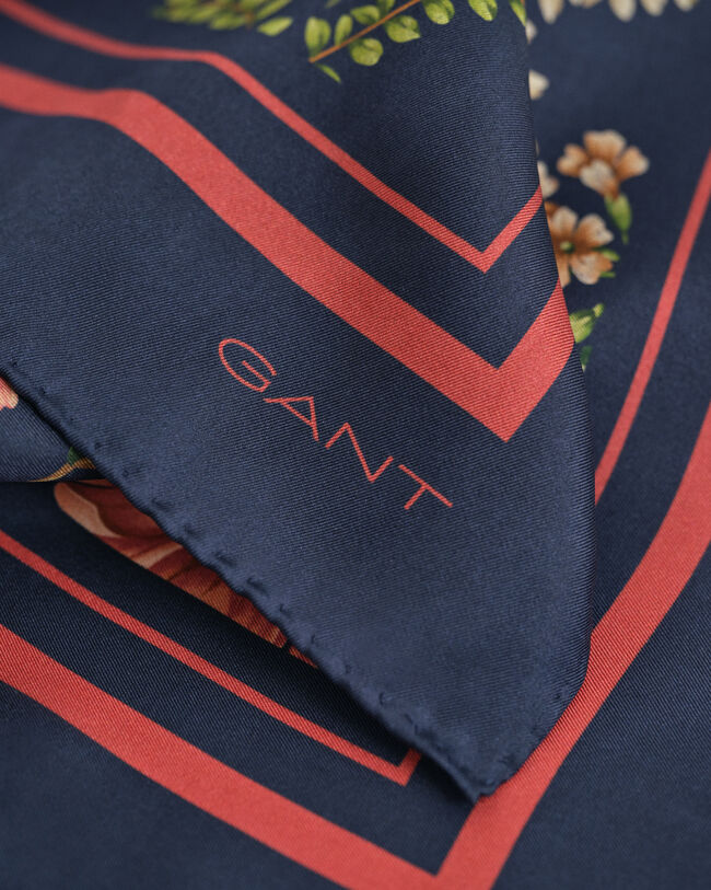 Zijden sjaal met bloemenprint