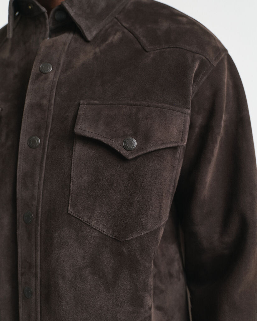 Relaxed Fit su&egrave;de Rodeo-overhemd