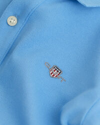 Kids Shield piqu&eacute; poloshirt met lange mouwen