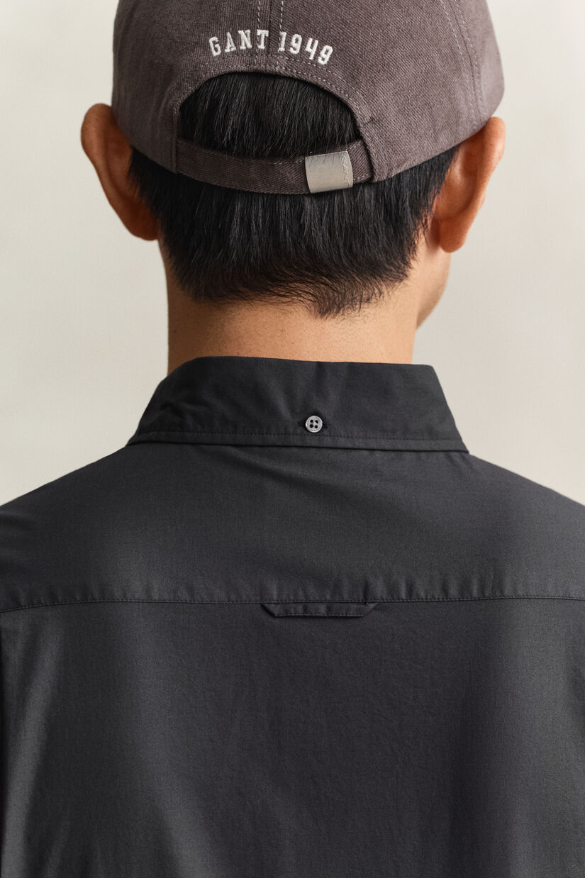 Slim Fit Classic overoverhemd van poplin