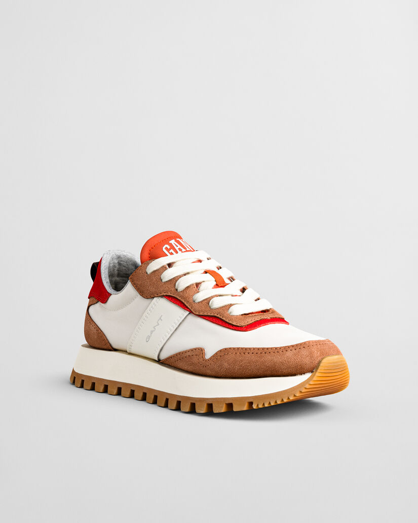 Caffay sneakers van su&egrave;de en nylon