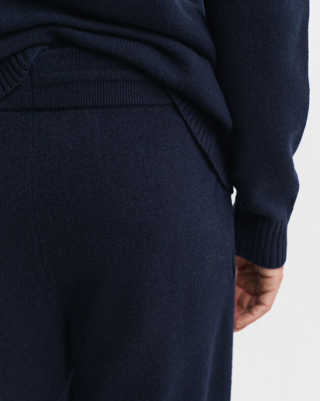 Gebreide broek van kasjmiermix