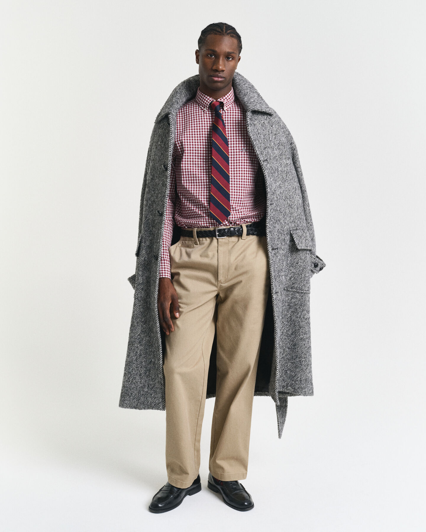 Regular Fit Classic overhemd met Gingham-ruitje van poplin