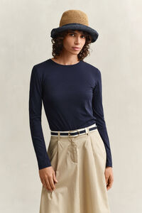 Katoenen T-shirt met lange mouwen